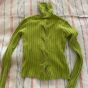 Vintage green turtleneck